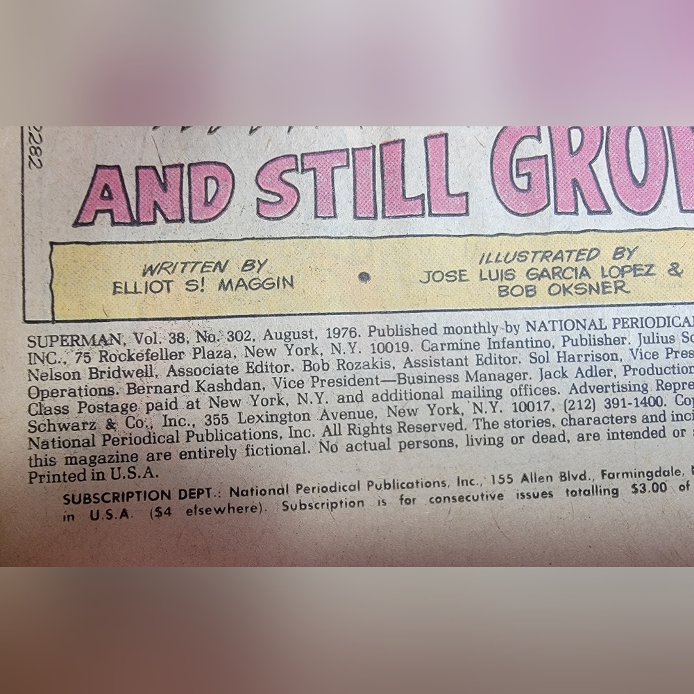 Superman comic # 302 (1976) - Picture 4 of 5